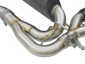 aFe - aFe 16-18 BMW M2 L6-3.0L MACH Force-Xp 3in to 2.5in 304 SS Cat-Back Exhaust System-Quad Black Tips 49-36330-1B - Image 4