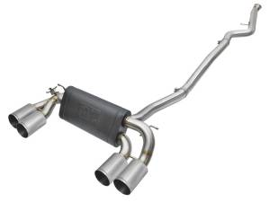 aFe - aFe 16-18 BMW M2 L6-3.0L MACH Force-Xp 3in to 2.5in 304 SS Cat-Back Exhaust System-Quad Polish Tips 49-36330-1P - Image 1