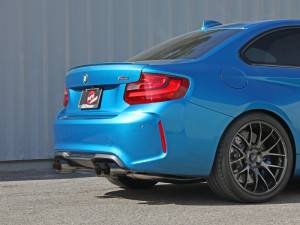 aFe - aFe 16-18 BMW M2 L6-3.0L MACH Force-Xp 3in to 2.5in 304 SS Cat-Back Exhaust System-Quad Polish Tips 49-36330-1P - Image 5