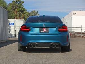 aFe - aFe 16-18 BMW M2 L6-3.0L MACH Force-Xp 3in to 2.5in 304 SS Cat-Back Exhaust System-Quad Polish Tips 49-36330-1P - Image 6