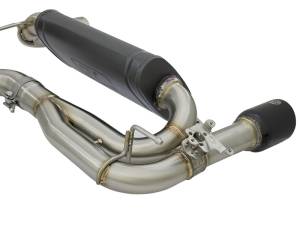 aFe - aFe MACHForce XP Exhausts Axle-Back 12-15 BMW 335i 3.0T (SS w/Black Tips) 49-36336-B - Image 4