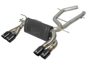 aFe - aFe MACH Force-Xp 2-1/2in SS Axle Back Exhaust w/Black Tips 15+ BMW M3/M4 (F80/F82) L6 3.0L (tt) S55 49-36338-B - Image 1
