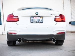 aFe - aFe MACHForce XP 3in to 2.5in 304 SS Cat-Back Exhaust w/ Polished Tips 14-16 BMW M235i 49-36347-P - Image 4