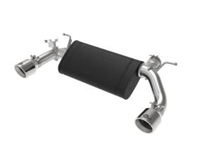 aFe - aFe MACHForce XP 3in to 2.5in 304 SS Axle-Back Exhaust w/ Polished Tips 14-16 BMW M235i 49-36348-P - Image 1