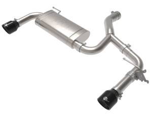 aFe - aFe MACHForce XP Exhausts Axle-Back 15-21 BMW X1 2.0L (t) (SS w/Black Tips) 49-36349-B - Image 1