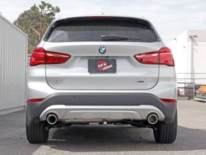 aFe - aFe 15-21 BMW X1 F48 L4 2.0L (t) MACH Force-Xp 3 to 2-1/2 IN SS Axle-Back Exhaust w/Polished Tip 49-36349-P - Image 4