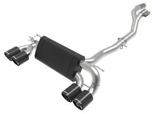 aFe - aFe MACHForce XP Exhausts Cat-Back SS 19-21 BMW M2 Competition L6-3.0L w/Carbon Fiber Tips 49-36350-C - Image 1