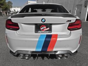 aFe - aFe MACHForce XP Exhausts Cat-Back SS 19-21 BMW M2 Competition L6-3.0L w/Carbon Fiber Tips 49-36350-C - Image 4