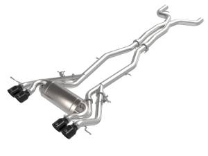 aFe - aFe MACHForce XP Exhausts Cat-Back SS 21 BMW M2 Competition L6-3.0L w/Black Tips 49-36351-B - Image 1