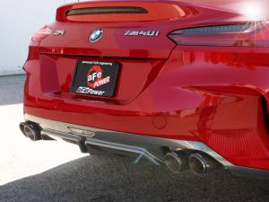 aFe - aFe 19-24 BMW Z4 M40i (G29) B58 Turbo MACH Force-Xp 3in to 2-1/2in SS CB Exhaust System - Carbon 49-36352-C - Image 2
