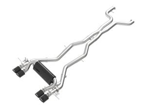 aFe - aFe 23-25 BMW M2 L6-3.0L (G87) MACH Force-Xp Cat-Back Exhaust w/ Carbon Fiber Tip 49-36353-C - Image 1