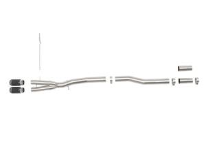 aFe - aFe 14-24 Mini Cooper S MACH Force-Xp 3in to 2-1/2in 304SS Cat-Back Exhaust w/ Carbon Fiber Tip 49-36354-C - Image 7
