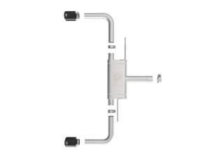 aFe - aFe MACHForce XP Exhausts Axle-Back 21-24 BMW 228i 2.0T (SS w/ Black Tips) 49-36355-B - Image 6