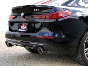 aFe - aFe MACHForce XP Exhausts Axle-Back 21-24 BMW 228i 2.0T (SS w/ Carbon Tips) 49-36355-C - Image 2