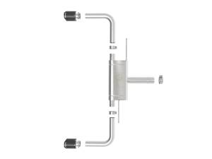 aFe - aFe MACHForce XP Exhausts Axle-Back 21-24 BMW 228i 2.0T (SS w/ Carbon Tips) 49-36355-C - Image 6