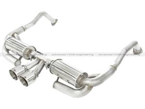 aFe - aFe ELITE 05-12 Porsche Boxster S (987.1-987.2) H6 3.4L 304SS Dual Cat-Back w/Dual Polished Tip Exht 49-36409 - Image 1