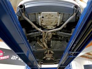 aFe - aFe 17-19 Audi A4 (L4-2.0L) MACH Force-Xp Stainless Steel Axle-Back Exhaust System - Carbon Tip 49-36419-C - Image 5