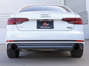 aFe - aFe 17-19 Audi A4 (B9) MACH Force-Xp 3in to 2.5in 304 SS Cat-Back Exhaust System-Dual SS Tips 49-36420-B - Image 4