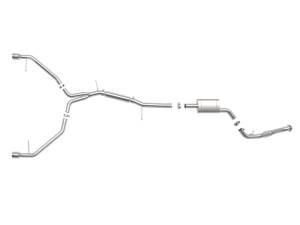 aFe - aFe 17-19 Audi A4 (B9) MACH Force-Xp 3in to 2.5in 304 SS Cat-Back Exhaust System-Dual Polished Tips 49-36420-P - Image 7