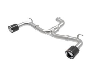 aFe - aFe 18-20 VW GTI (MK7.5) 2.0L MACH Force-Xp 3in to 2.5in 304 SS Axle-Back Exhaust System- Carb. Tips 49-36421-C - Image 1