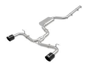 aFe - aFe MACHForce XP 3in-2.5in SS Exhaust Cat-Back 18-19 Volkswagen GTI (MK7.5) L4-2.0L (t) - Black 49-36422-B - Image 1