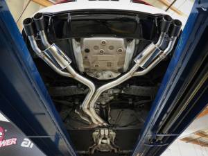 aFe - aFe 18-20 Audi RS5 Coupe MACH Force-Xp 3in to 2.5in 304 SS Axle-Back Exhaust System-Quad Polish Tips 49-36427-P - Image 4