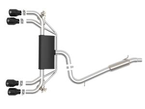 aFe - aFe POWER MACH Force-Xp 15-19 Volkswagen Golf R L4-2.0L(T) 304 SS Cat-Back Exhaust System - Black 49-36430-B - Image 5