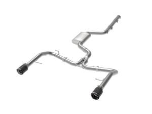 aFe - aFe 19-21 VW Jetta GLI (MKVII) L4-2.0L (t) MACH Force-Xp 304 SS Cat-Back Exhaust System Carbon Tips 49-36432-C - Image 1