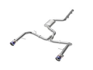 aFe - aFe 19-21 VW Jetta GLI (MKVII) L4-2.0L (t) MACH Force-Xp 304 SS Cat-Back Exhaust System Blue Tips 49-36432-L - Image 1