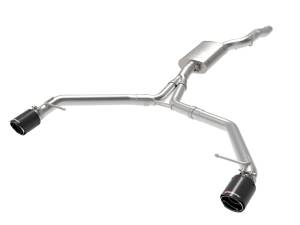 aFe - aFe MACH Force-Xp 13-16 Audi Allroad L4 SS Axle-Back Exhaust w/ Carbon Tips 49-36437-C - Image 1