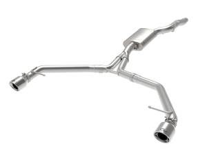 aFe - aFe MACH Force-Xp 13-16 Audi Allroad L4 SS Axle-Back Exhaust w/ Polished Tips 49-36437-P - Image 1