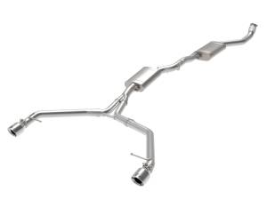aFe - aFe MACH Force-Xp 13-16 Audi Allroad L4 SS Cat-Back Exhaust w/ Polished Tips 49-36438-P - Image 1