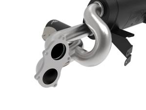 aFe - aFe MACHForce XP 2.25in-2.5in 304SS Exhaust Cat-Back Porsche 20-22 Cayman GT4(718) 4.0L - Black Tips 49-36443-B - Image 2