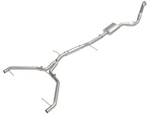 aFe - aFe 20-21 Audi A4 L4-2.0L (t) MACH Force-Xp 3in to 2-1/2in Stainless Steel Cat-Back Exhaust System 49-36446 - Image 1