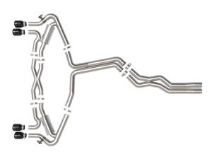 aFe - aFe 20-22 Audi RS6 Avant V8 4L (tt) MACH Force-Xp 3in to 2.5in 304 SS Cat-Back Exhaust w/ Black Tip 49-36448-B - Image 5