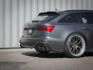 aFe - aFe 20-22 Audi RS6 Avant V8 4L (tt) MACH Force-Xp 3in to 2.5in 304 SS Cat-Back Exhaust w/ Carbon Tip 49-36448-C - Image 2