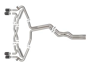 aFe - aFe 20-22 Audi RS6 Avant V8 4L (tt) MACH Force-Xp 3in to 2.5in 304 SS Cat-Back Exhaust w/ Carbon Tip 49-36448-C - Image 5