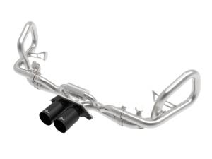 aFe - aFe 14-16 Porsche 911 GT3 991.1 H6 3.8L MACH Force-Xp 304 SS Cat-Back Exhaust System w/ Black Tips 49-36450-B - Image 1