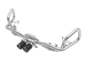 aFe - aFe 14-16 Porsche 911 GT3 991.1 H6 3.8L MACH Force-Xp 304 SS Cat-Back Exhaust System w/ Carbon Tips 49-36450-C - Image 1