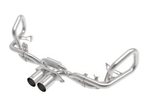 aFe - aFe 14-16 Porsche 911 GT3 991.1 H6 3.8L MACH Force-Xp 304 SS Cat-Back Exhaust System w/ Brushed Tips 49-36450-H - Image 1