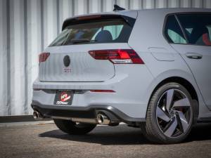 aFe - aFe Gemini XV 3in to 2 1/2in 304 SS Cat-Back Exhaust 22-23 Volkswagen GTI (MK8) 2.0L w/Polished Tips 49-36451-P - Image 3