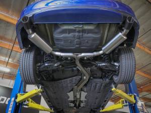 aFe - aFe Takeda 2.5in 304 SS Cat-Back Exhaust System w/CF Tips 2022+ Honda Civic L4-1.5L (t) 49-36628-C - Image 4