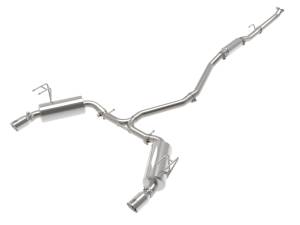 aFe - aFe POWER Takeda 2022 Honda Civic Stainless Steel Cat-Back Exhaust System w/ Polished Tip 49-36628-P - Image 1