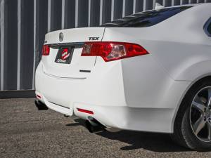 aFe - aFe 09-14 Acura TSX L4 2.4L Takeda 2-1/2in To 2-1/4in 304 SS Cat-Back Exhaust System w/ Black Tip 49-36629-B - Image 2