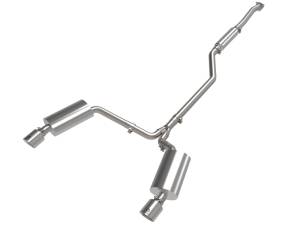 aFe - aFe 09-14 Acura TSX L4 2.4L Takeda 2-1/2in to 2-1/4in 304 SS Cat-Back Exhaust System w/Polished Tips 49-36629-P - Image 1