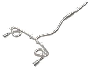 aFe - aFe 22-23 Honda Civic Si L4 1.5L (t) Takeda 2.5in to 3in 304 SS Cat-Back Exhaust w/ Polished Tips 49-36630-P - Image 1