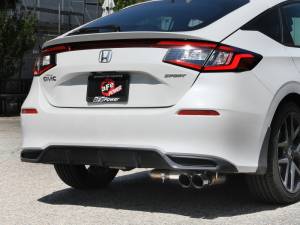 aFe - aFe POWER Takeda 2.5in 304 SS Cat-Back Exhaust w/ Black Tips 22-25 Honda Civic L4-2.0L 49-36631-B - Image 2