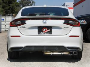 aFe - aFe POWER Takeda 2.5in 304 SS Cat-Back Exhaust w/ Black Tips 22-25 Honda Civic L4-2.0L 49-36631-B - Image 3
