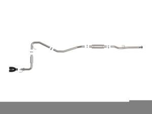 aFe - aFe POWER Takeda 2.5in 304 SS Cat-Back Exhaust w/ Black Tips 22-25 Honda Civic L4-2.0L 49-36631-B - Image 5