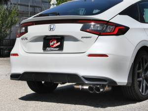 aFe - aFe POWER Takeda 2.5in 304 SS Cat-Back Exhaust w/ Polished Tips 22-25 Honda Civic L4-2.0L 49-36631-P - Image 2